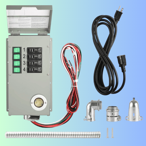 120V 15A 4-Circuit Non-Automatic Transfer Switch