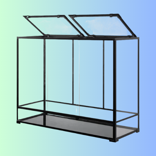 2025 New 135 Gallon 2 in 1 Large Vertical Reptile Terrarium 48" x 18" x 36" Rainforest Reptile Paludarium