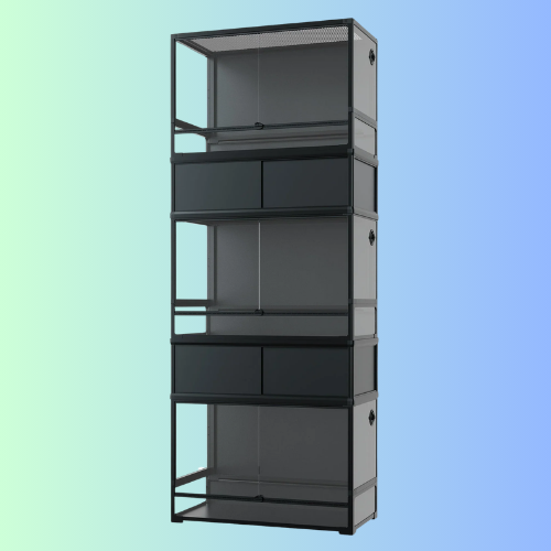 2026 Upgraded Deluxe Stackable Reptile Enclosure 3pcs(nrk series)