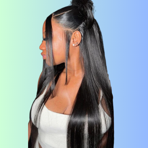 22'' 5x5 Ready to Wear Straight Hair Lace Front Wigs 180% Density