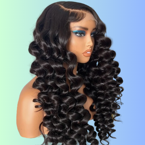 24'' 5x5 Ready to Wear Loose Deep Wave Lace Front Wigs 180% Density