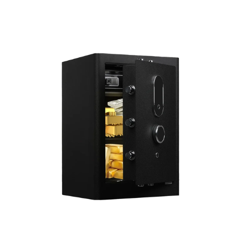 3.38 Cu Ft Security Safe Box, Biometric Fingerprint Lock, Fireproof Bag