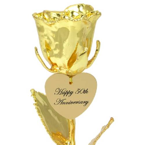 Surprise Them with an Everlasting Gold Rose
