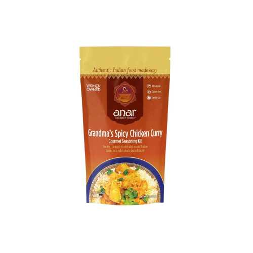 Anar Grandma's Spicy Chicken Curry Gourmet Seasonings with Recipe | Family Size