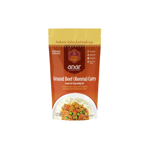 Anar Ground Beef (Keema) Curry Gourmet Seasonings with Recipe | Family Size