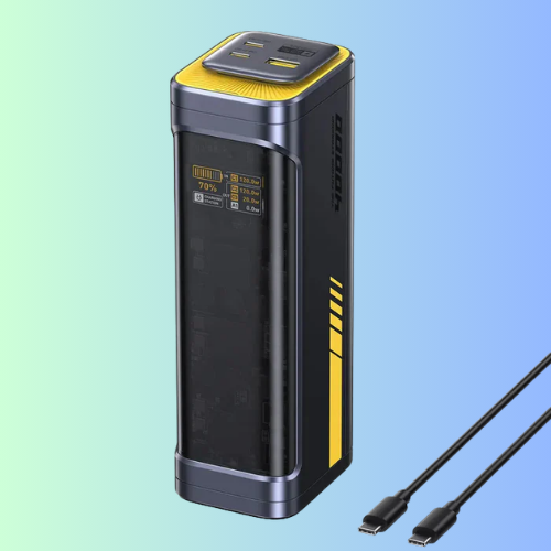 AOHI Starship 40,000mAh Power Bank 140W Charger with 240W 3FT C-C Cable