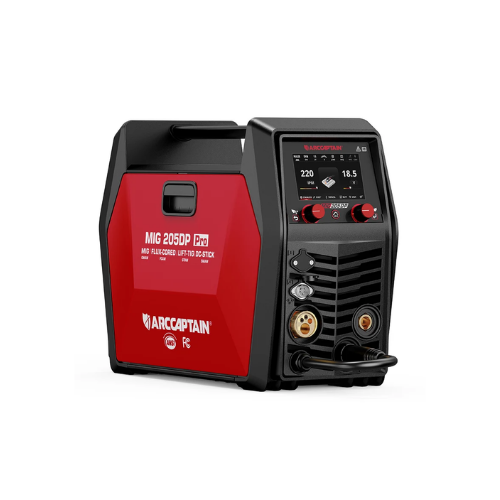Arccaptain MIG205DP Pro Double Pulse MIG Welder For Aluminum