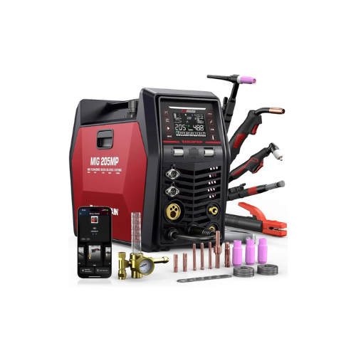 Arccaptain MIG205MP All-in-One Pulse MIG Welder and Cutter Combo