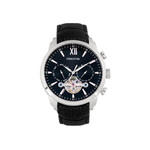 Arthur Silver/Black | Black Dial
