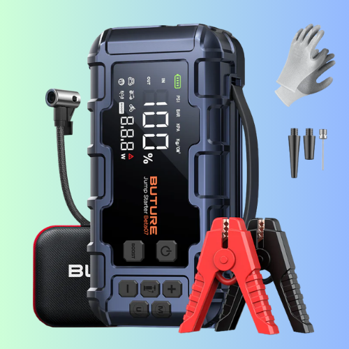 Buture Beta07 Car Jump Starter 6000A丨160PSI Smart Inflating, PD45W Fast Charge