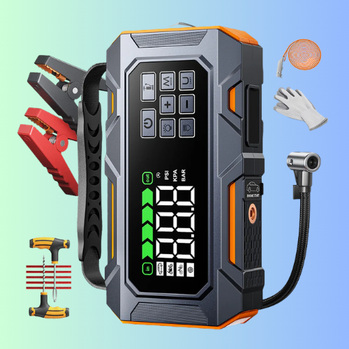 Buture Beta09 Car Jump Starter 8000A with 160 PSI Air Compressor丨16-in-1 Roadside Kit
