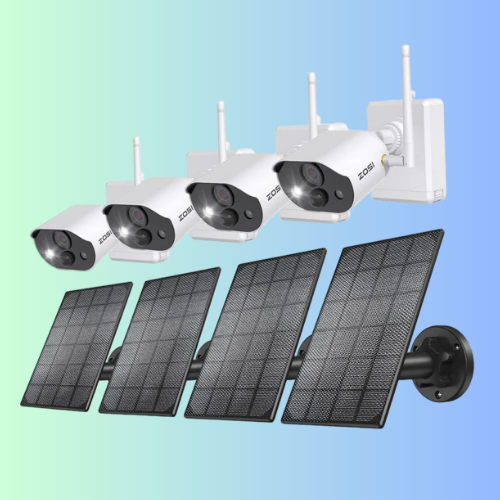 C306 Pro 3MP Battery Powered Spotlight Camera + Solar Panel