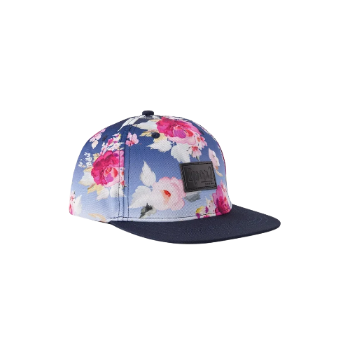 Cap Blue Rose Print