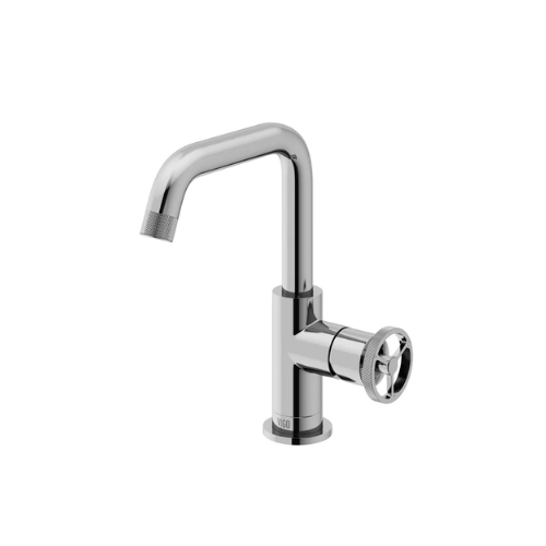 Cass 9 in. H Modern Contemporary Single Hole Bathroom Faucet in Chrome Finish
