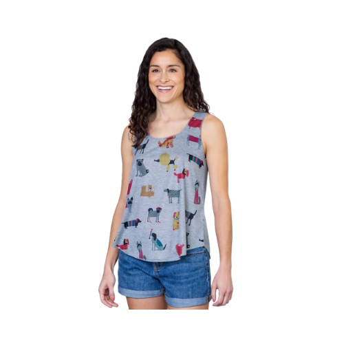 Colorful Pet Print Tank Top
