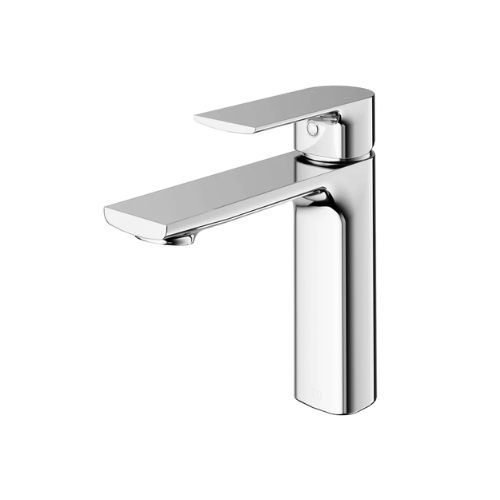 Davidson 6 in. H Modern Contemporary Single Hole Bathroom Faucet in Chrome Finish