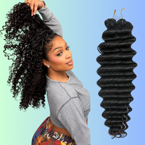 Deep Wave Crochet Hair | Human Hair Crochet Braids