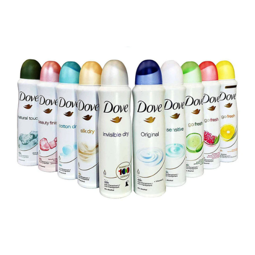 Dove® Women's Antiperspirant Deodorant Spray (10-Pack)