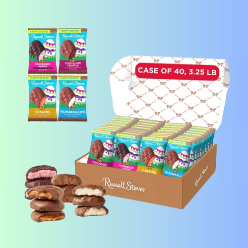 Easter Bundle of Individual Wrapped Chocolate Eggs, 40 ct.