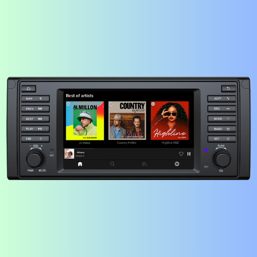 Eonon 7" QLED Android Car Radio for 1995-2003 BMW 5 Series E39 & 1996-2003 BMW M5 - Wireless CarPlay & Android Auto, QCM6225-AD 8-Core, 6GB RAM 64GB ROM