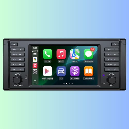 Eonon 7" QLED Android Head Unit for 1995-2003 BMW 5 Series E39 & 1996-2003 BMW M5 - Wireless CarPlay & Android Auto, QCM6225-AD 8-Core, 6GB RAM 64GB ROM