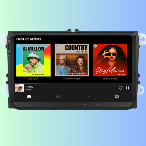 Eonon 9" QLED Android Car Radio for Volkswagen, SEAT & Skoda - Wireless CarPlay & Android Auto, QCM6225-AD 8-Core, 6GB RAM 64GB ROM