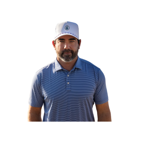 Essential Stripe Sweet Lavender / Blue Depths Polo