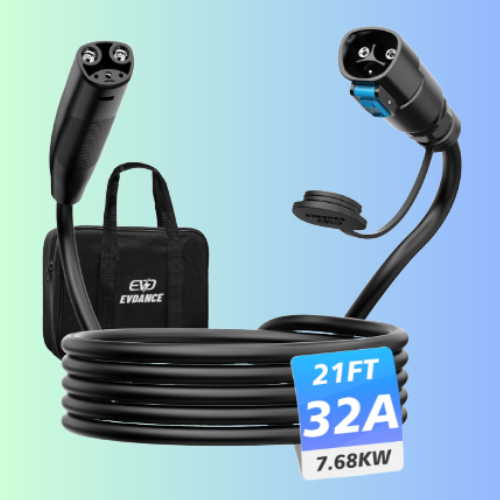 EVDANCE Tesla EV Charging Extension Cords 32A 21FT