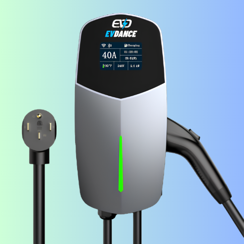 EVDANCE U40 Level 2 EV Charger NEMA 14-50 J1772 Wall-mounted - 40A | ETL Certification