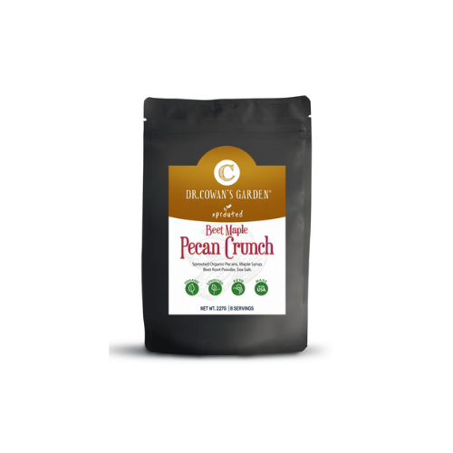 Flavored Sprouted Nuts – Beet Maple Pecan Crunch
