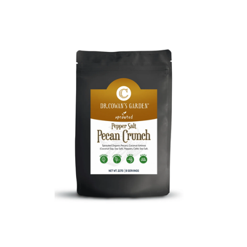 Flavored Sprouted Nuts – Pepper Salt Pecan Crunch
