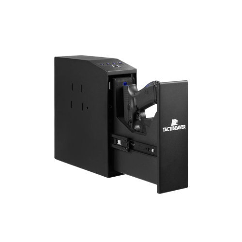 FLINT Biometric Bedside Handgun Safe, Hidden Mounted