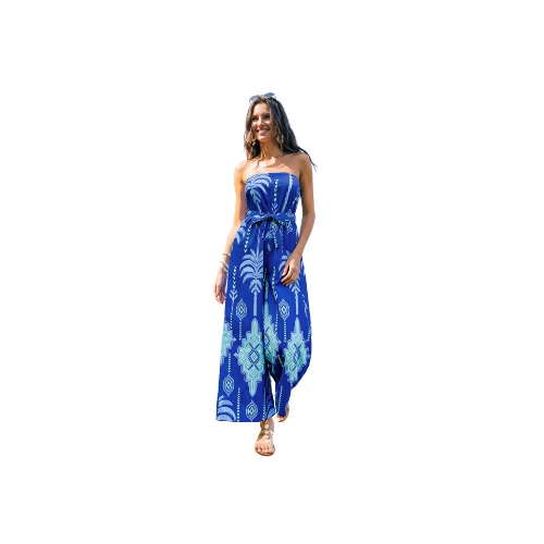 Fresh Cut Flowers Boho Jumpsuit