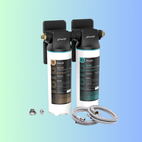 Frizzlife 2-Stage Direct-Connect Under-Sink Water Filter System, DW10