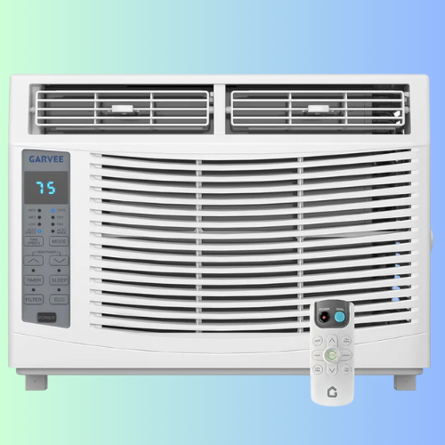 Garvee 6000btu Window Air Conditioner Units, Fast Cooling 250 Sq.ft. 115V Air Conditioner Window Unit with Remote Controlled, App Controlled, 50db Low Noise,Small Ac Unit for Room Quick Installation