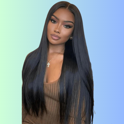 Geeta Hair $179 26Inch Straight Hair Transparent Lace Glueless Wigs Human Hair 180% Density Flash Sale