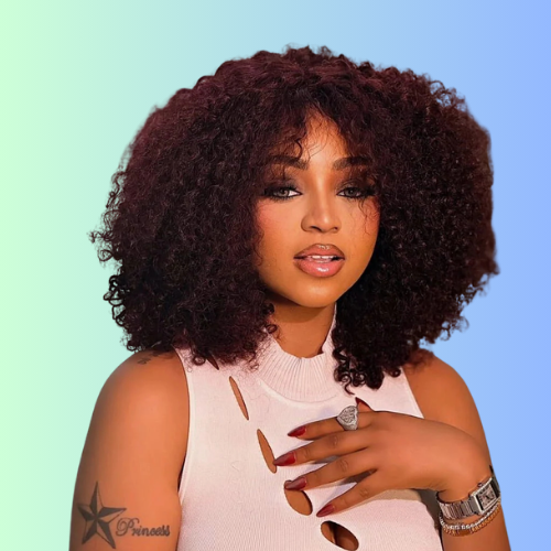 Geeta Hair Glueless Wig Curly Human Hair 13x4 Lace Frontal Short Bob Wig Pre Plucked Natural Hairline Flash Sale