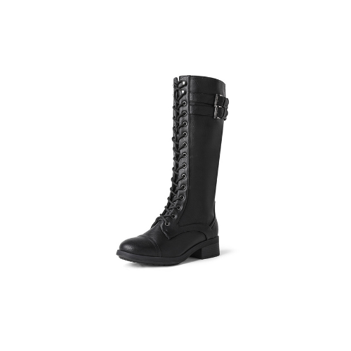 [Georgia] Faux Fur Lining Knee High Riding Boots