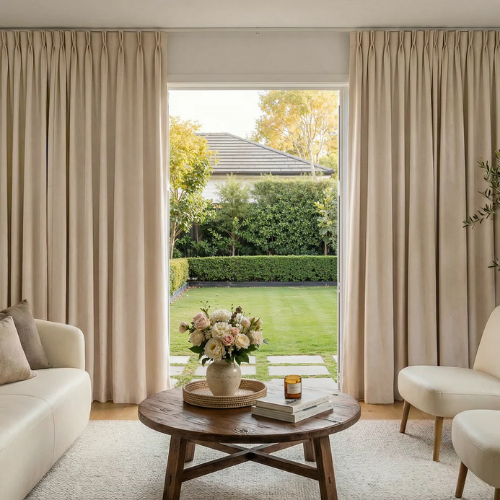 Haven Linen Blend 100% Blackout Curtain