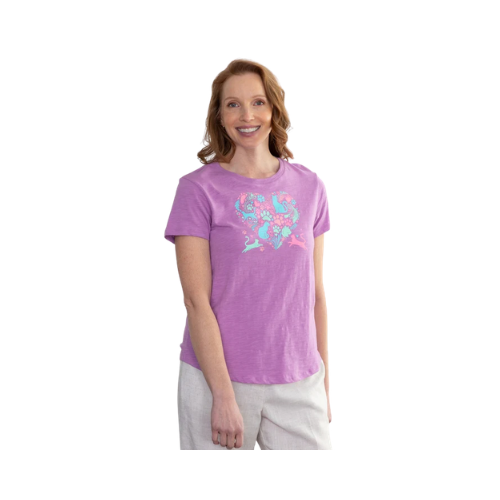 Heart & Pets Cotton Slub Tee