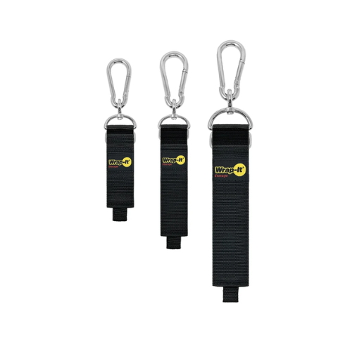 Hook 'n Hang® Storage Strap - Assorted 3-Pack Black