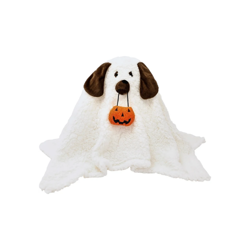 Howl-o-Ween Ghost Dog Halloween Decorative Pillow