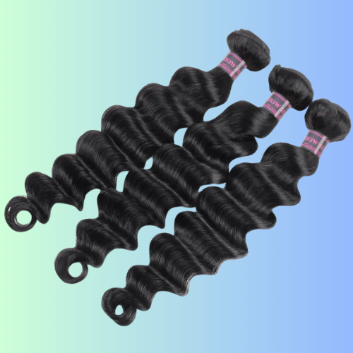 Ishow Brazilian Loose Deep Wave Bundles Remy Human Hair Weave 3 Bundles