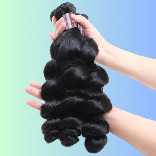 Ishow Loose Wave Bundles Indian Human Hair Weave 3 Bundles