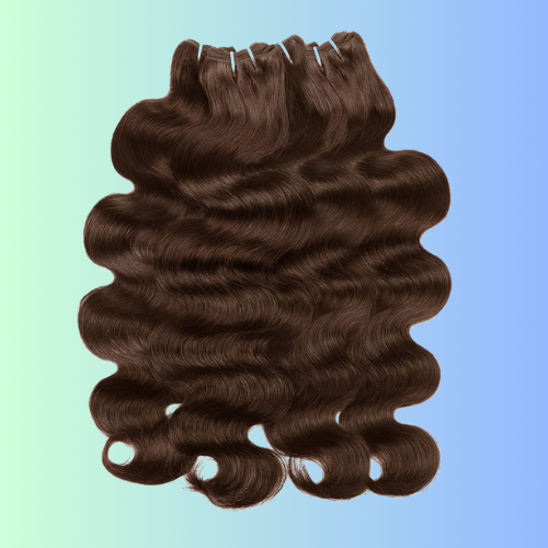 Ishow Upgrade 12A Grade Quick Weave Natural Brown Color Body Wave Human Hair Bundles
