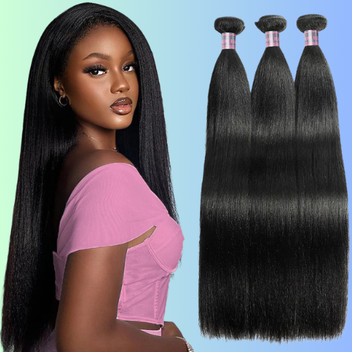 Ishow Yaki Straight Bundles Brazilian Human Hair Weave 3 Bundles