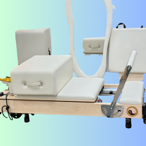 Janet Elite Plus Foldable Pilates Reformer – Studio Grade Luxury Maple Wood Home Pilates Machine - RE016