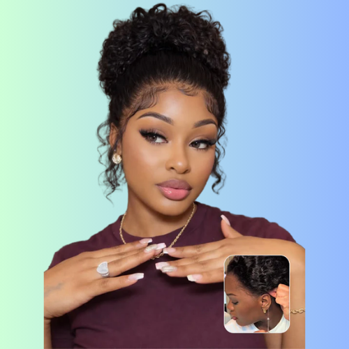 Kisslove Invisi-Drawstring Water Wave 360 Lace Frontal Wig Pre Everything Glueless Lace Wigs