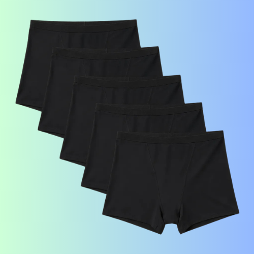 Leakproof Boyshorts Underwear (5-Pack)