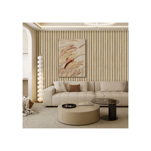 Lightweight Flexible Oak Veneer Acoustic Slat Wall Panels Unisoar